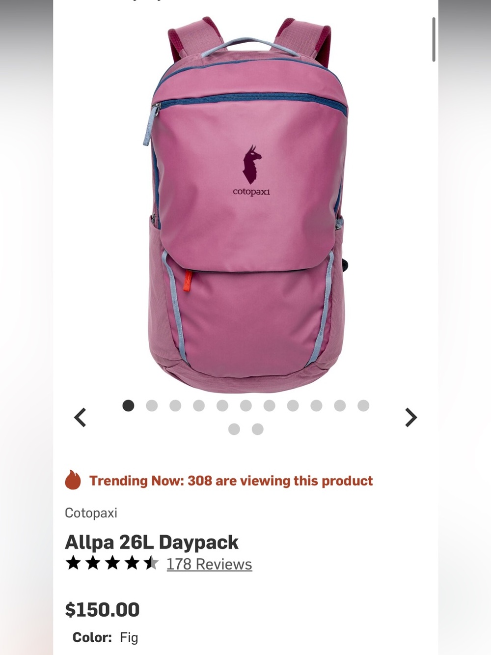 Cotopaxi Allpa 26L Daypack in Fig - Picture 2 of 15